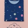 Pijama de galaxia azul en algodón
