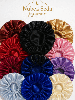 Gorros de satín para el cabello